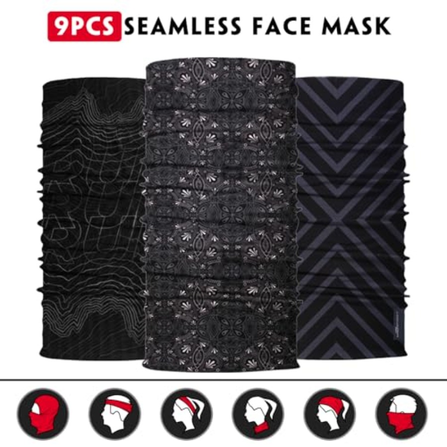 Neck Gaiter for Men Women Head - Neck Gaiter Face Cover ulasan dan harga
