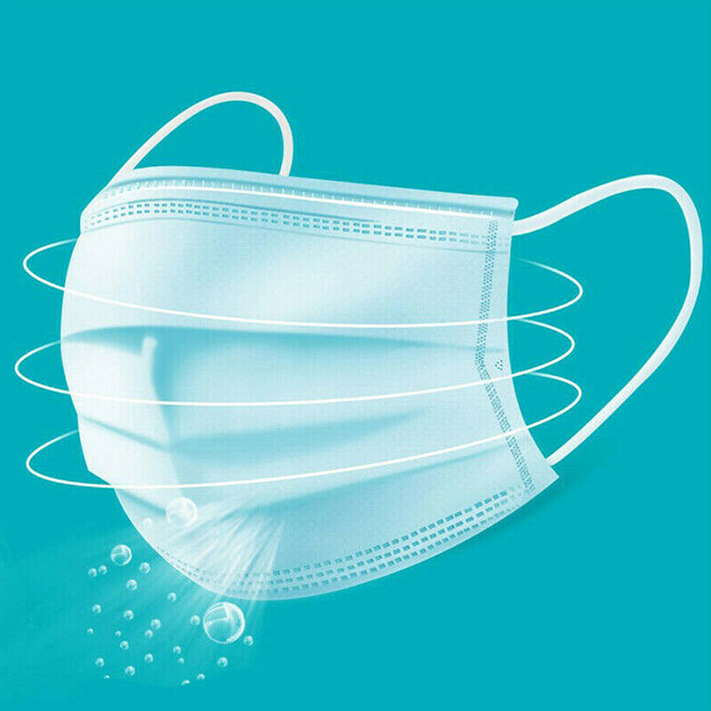 50piece Safe And Professional  - Disposable Mask Blue ulasan dan harga