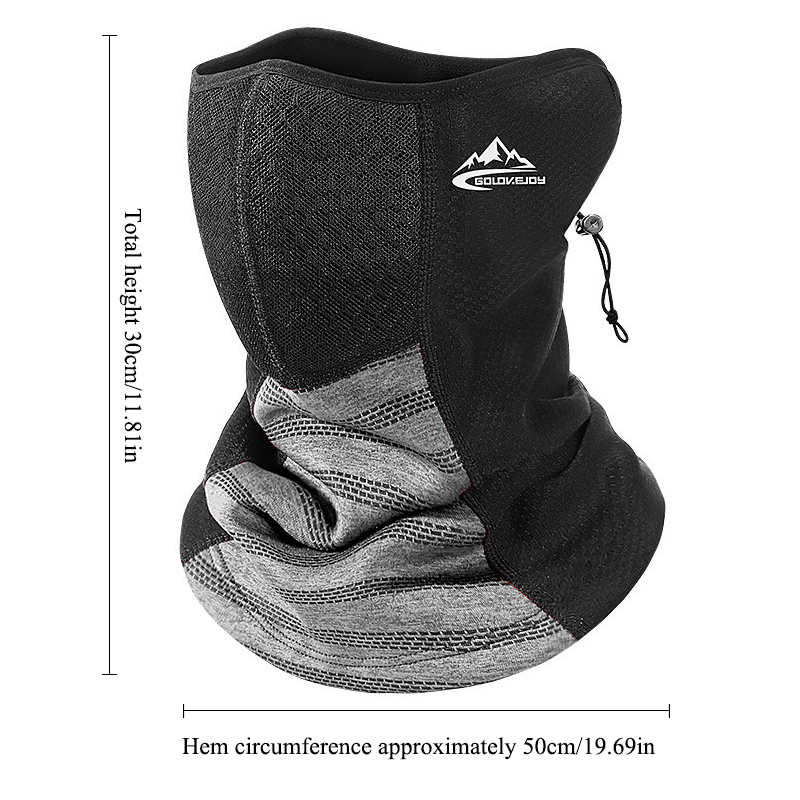 Motorcycle Thermal Face Bandan - Neck Gaiter Face Cover ulasan dan harga