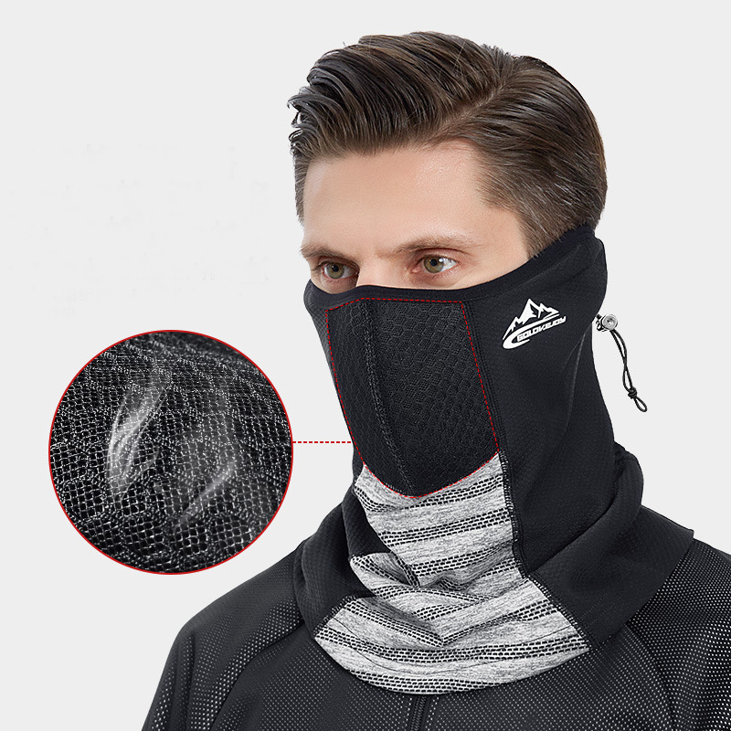 Motorcycle Thermal Face Bandan - Neck Gaiter Face Cover ulasan dan harga