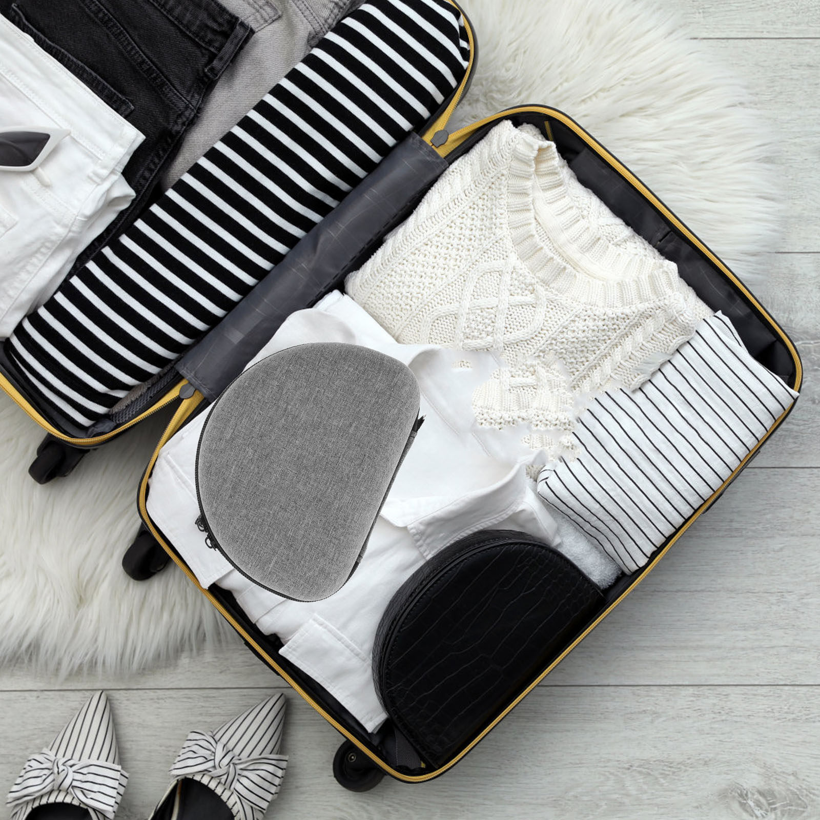 Carrying Case Hard Shell Prote - Mask Case Hard Shell ulasan dan harga