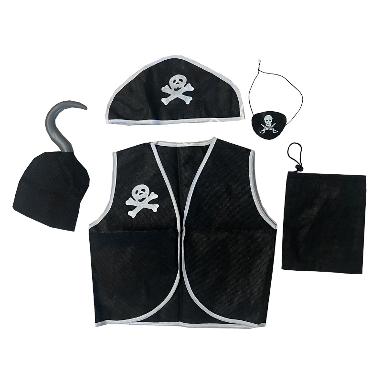 Carnival Boys Pirate Costume C - Black Face Mask Pack ulasan dan harga