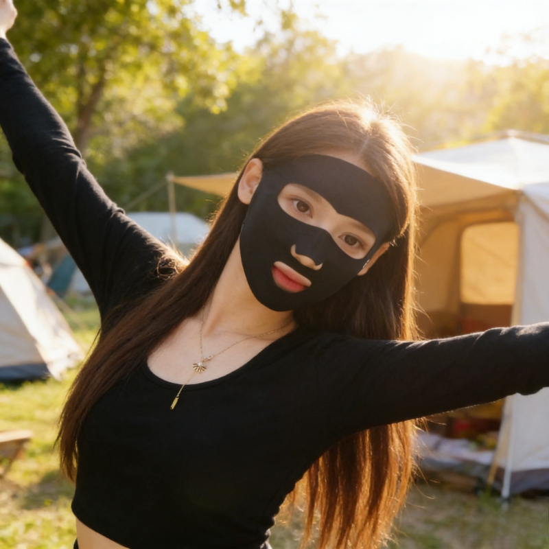 Summer Full Face Sunscreen Mas - Sports Mask Breathable ulasan dan harga