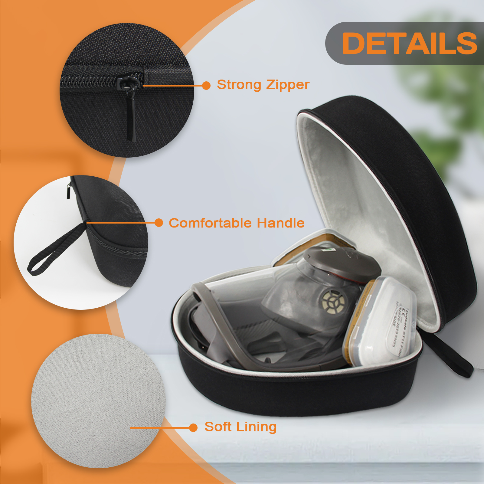Hard Protective Travel Case fo - Mask Case Hard Shell ulasan dan harga