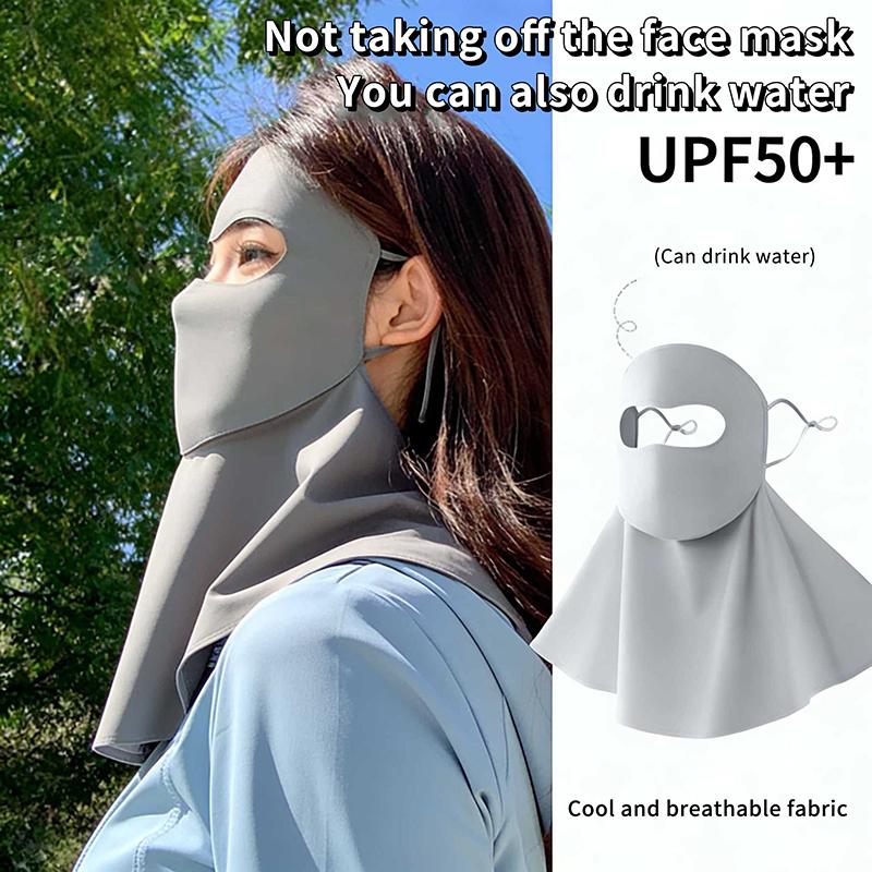 2026 New Fashion Ice Silk Sun  - Sports Mask Breathable ulasan dan harga